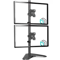 Onkron D208FS-B - Кронштейн для двух мониторов 13"-34" настольный, чёрный