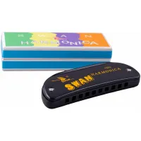 SWAN SW1020-16 BK - Губная гармоника диатоническая