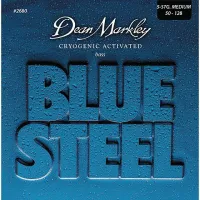 DM2680 Blue Steel Комплект струн для 5-струнной бас-гитары, сталь, 50-128, Dean Markley