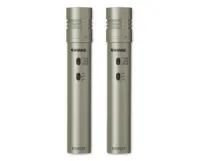 SHURE KSM137/SL ST PAIR Подобранная стерео пара студийных конденсаторных инструментальных микрофонов с кейсом и ветрозащитами