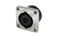 Neutrik nl8mprxx панельный разъём speakon male 8-контактный, квадратный фланец, металлический корпус