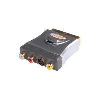 Sommer Cable HI-SCSVCI- Переходник SCART – 3 RCA (CV + аудио), S-Video mini-DIN 4-pin