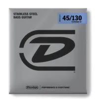 DBSBN45130T Super Bright Tapered Комплект струн для 5-струнной бас-гитары, никелир., 40-120, Dunlop