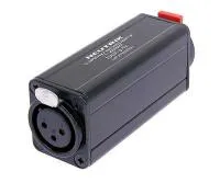 Neutrik NA2F-J-TX Адаптер XLR 3 контакта гнездо - JACK 1/4" гнездо, 200/200 Ом