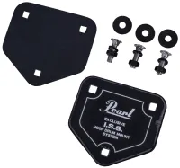 PEARL GK-90 - Логотип черный для маскировки отверстия BT3.В комплекте внутренняя и внешняя пластины с болтами.