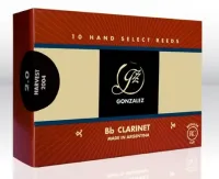 GONZALEZ  4 Bb Regular Cut Трость для кларнета (уп.10шт) французский профиль