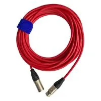 XLR3F-XLR3M (red) 10 метров балансный микрофонный кабель (красный) GS-PRO