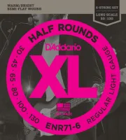 Комплект 6 струн для бас-гитары D'Addario ENR71-6