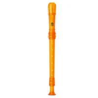 ASRB-251GD Color Блокфлейта сопрано, золотистая, барочная система, пластик, 2 части, Angel
