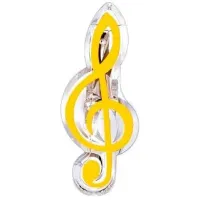 Зажим для нот PJ-003YW Скрипичный ключ