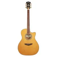 D'Angelico Excel Gramercy XT VN  электроакустическая гитара, Grand Performance, цвет красный, кейс