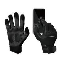 KH-55L TOUCH, перчатки синтетика, размер M/L, цвет черно-серый, KU-HAND -