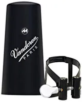 LC61BP M/O лигатура для кларнета bb, mio (masters), чёрная с пластиковым колпачком Vandoren
