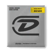 DBSBN40100 Super Bright Комплект струн для бас-гитары, никелированные, Light, 40-100, Dunlop