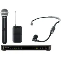 Shure BLX1288E/ SM35 M17 662-686 MHz  Двухканальная радиосистема с головным микрофоном SM35 и ручным