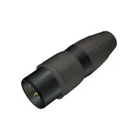 Seetronic SCWM3-B-67- Кабельный разъем XLR 3-pin (вилка) для наружного применения (IP67), на кабель диаметром 5–8 мм, под пайку, черный