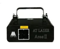 AT LASER ARES II Лазер трехцветный RGY, 20K сканер, 150 mW, звук. активация, DMX512 (10 каналов)
