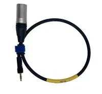 (CL 100) miniJackSt-screw [с закруткой] - XLR3M (черный) 0,5 метра кабель для радиосистем GS-PRO