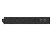 ABL 2M400502- Розеточная станция серии UDM с 5 розетками и 2xRJ45 Cat6A, черная