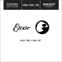 15360 Nanoweb Отдельная струна для бас-гитары, никелированная, .060, Elixir