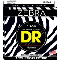 DR ZAE-13 - струны для акустических и электрических гитар 13-56 ZEBRA