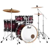 Pearl dmp926s/ c261  ударная установка из 6-ти барабанов, цвет gloss deep red burst, со стойками