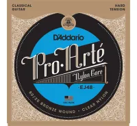 D'ADDARIO EJ48 - струны для классической гитары, Gold, Hard Tension