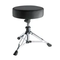 K&M 14010-000-02  стул для барабанщика piccolino, круглое сиденье, кожзам, хром