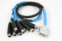 AVID DB25-XLRF DigiSnake, 12' Входной кабель 8-и канальный, диаметр 12мм, 24 жилы, длина 365,76см, материал медь/пвх