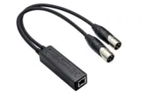 Amphenol RJD1212-0050 адаптер-переходник для подключения аналогового оборудования к сети Dante, вход RJ45, выход XLR, 2 канала