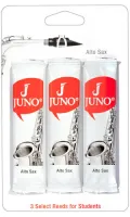 Alto saxophone reeds Juno JSR612/3 - Juno alto saxophone reeds designed by Vandoren specifically for education. Strength 2. Price per pack of 3 pieces