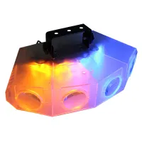 Led Star Quad Moonflower Эффект светодиодный  «лунный цветок» с четырьмя линзами в прозрачном корпусе. 134 светодиода 5мм, 4 цвета RGBW.