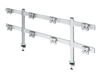 ErgoFount TBSS-800C- Настольное крепление для 8 мониторов диагональю до 24'' (2х4), зажим типа C, макс. нагрузка 96 кг