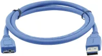 Кабель [96-02356006] Kramer Electronics [C-USB3/MicroB-6] USB-A 3.0 вилка- USB-Micro B вилка, 1,8 м