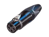 Neutrik NC3FXX-HA-BAG- Кабельный разъем XLR 3-pin (розетка), на кабель диаметром 3,5–8,0 мм, под обжим, цвет черный