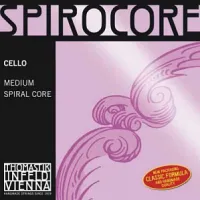 THOMASTIK Spirocore S25 cтруна A для виолончели 4/4, среднее натяжение