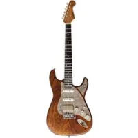 Paoletti alfa wine hss natural  электрогитара, stratocaster, кейс, цвет натуральный
