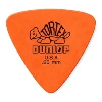 Dunlop 431p060 tortex triangle 6pack  медиаторы, толщина 0.6 мм, 6 шт.