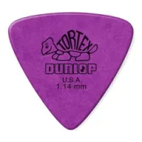 Dunlop 431r114 tortex triangle 72pack  медиаторы, толщина 1.14 мм, 72 шт.