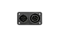 Seetronic SAC3PX Разъем комбинированный  панельный типа powercon, IP65, Цвет: черный. Совместим с SAC3FPX, SAC3MPX, Резиновая прокладка продается отдельно (CNAC-PX).