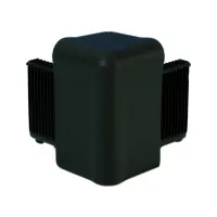 Adam Hall Уголок пластиковый Easy Case System, цвет черный Q4504BLK