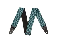 FENDER Houndstooth Strap Teal гитарный ремень, цвет бирюзовый