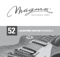 Magma Strings GE052N - Струна одиночная для электрогитары 52, Серия: Nickel Plated Steel, Калибр: 52.