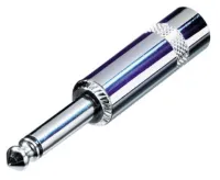 Rean NYS224L кабельный разъем Jack 6.3мм TS, штекер
