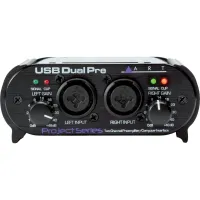 ART USBDualPrePS 2х канальный предусилитель/USB интерфейс, вход 2 x XLR/1/4"TRS, выход наушн, монит