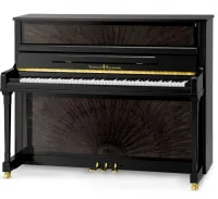 SCHULZE POLLMANN A 121A Black Peacock Gloss Пианино акустическое черное полированное (Хвост Павлина)