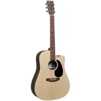 Martin DC-X2E-02  электроакустическая гитара с чехлом, Dreadnought, Fishman, цвет натуральный