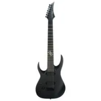Solar guitars a2.7c lh  7-струнная левосторонняя электрогитара, цвет черный матовый