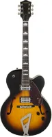 Gretsch G2420 Streamliner Hollow Body, Aged Brooklyn Burst Электрогитара полуакустическая, цвет санберст