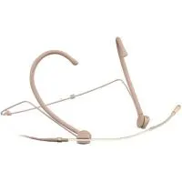 Mipro MU-55HNSd  3 мм. Всенаправленный влагозащищённый конденсаторный кардиоидный головной микрофон с резьбовой системой отсоединения кабеля. . Разъём mini-jack 3,5 мм. Цвет бежевый.